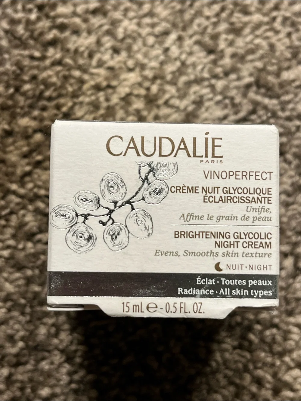 Caudalie Vinoperfect Brightening Glycolic Night Cream 15ml